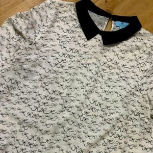 CeCe collard blouse with bows!